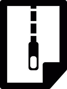 Compressed Archive Laser Cut Svg File, Free Vectors File